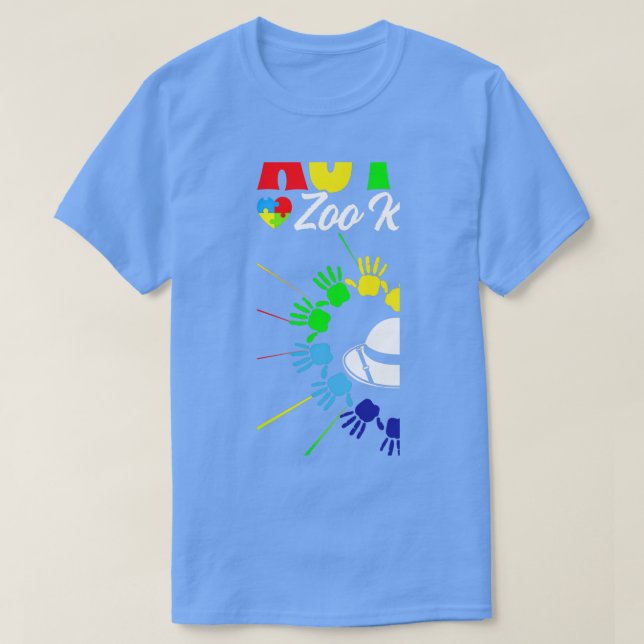 Proud Zoo bewahren Autismus Bewusstsein Männer Fra T-Shirt (Design vorne)