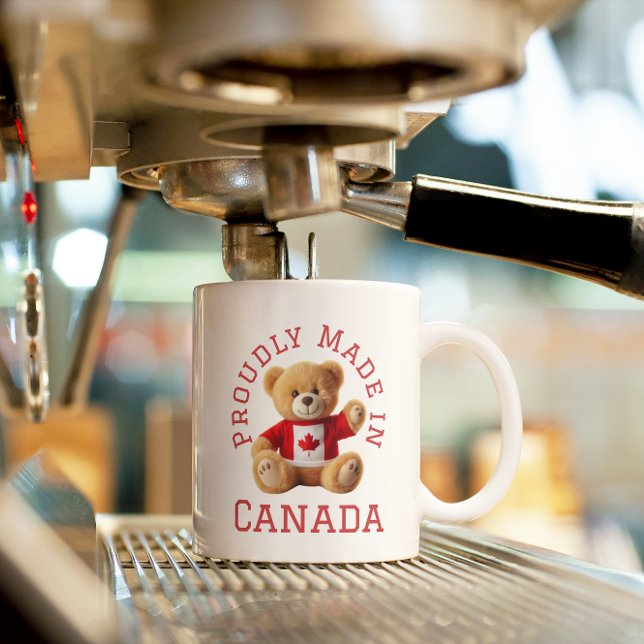 Proudding Made in Canada mit Teddy Bear Kaffeetasse (Von Creator hochgeladen)