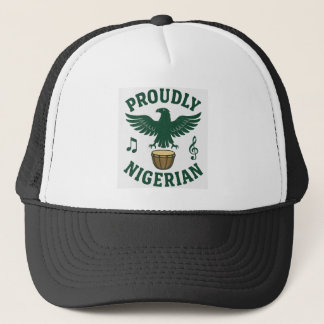 Proudly Nigerian Trucker Hat Truckerkappe