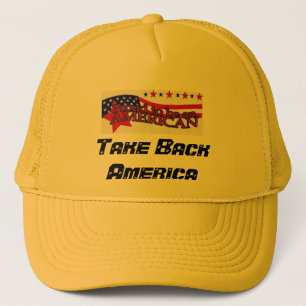 proudtobeamerican, nehmen Sie Amerika zurück Truckerkappe