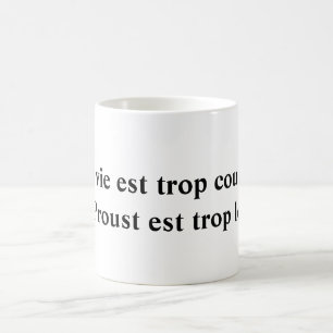 Proust est trop lang kaffeetasse