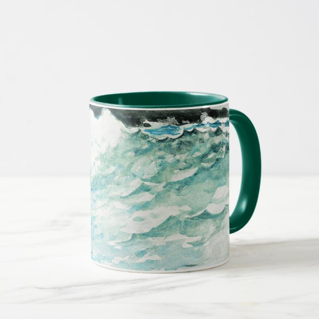 Prouts Neck, Kunstmalerei von Winslow Homer,   Tasse (VorderseiteRechts)