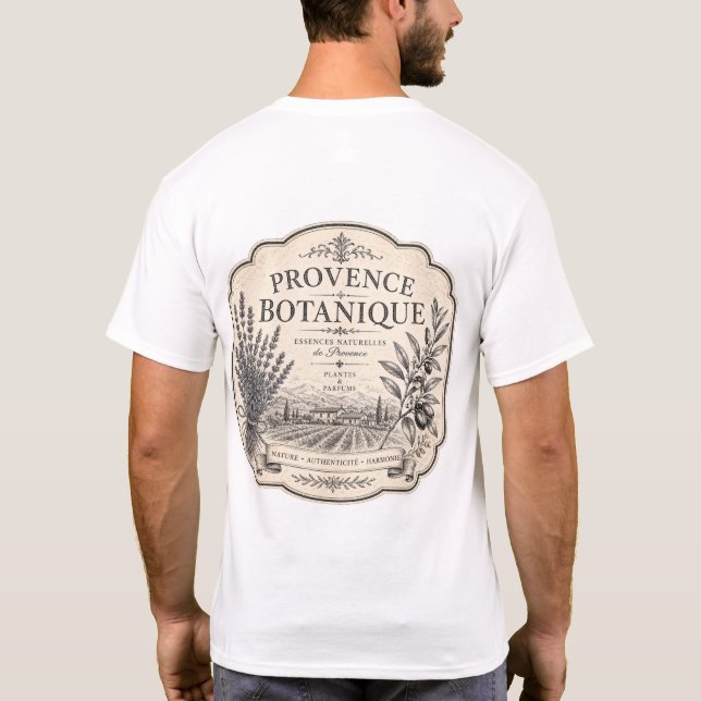 Provence Botanik T-Shirt (Rückseite)