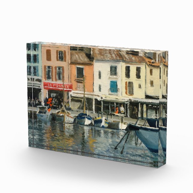 Provence Cassis France Hafen Fotoblock (Rechts)