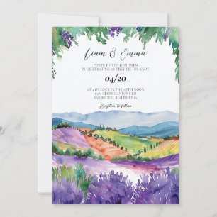 Provence France Einladung zur Hochzeit