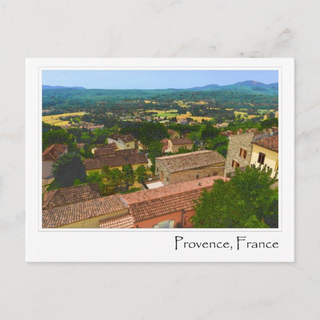 Provence France Postkarte (Vorderseite)