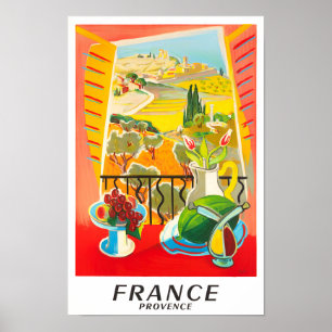 Provence France Vintage Reise Poster