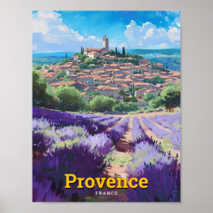 Provence Frankreich Kunst, Dichtung und Musik Poster