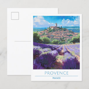Provence Frankreich Kunst, Dichtung und Musik Postkarte