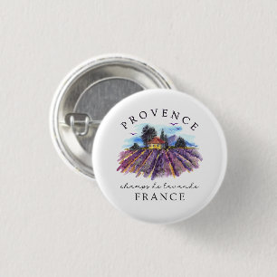 Provence Frankreich – Lavendelfelder Button