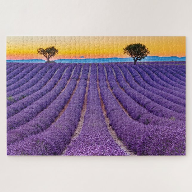 Provence, Frankreich.Plateau von Valensole. Puzzle (Horizontal)