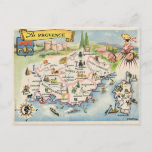 Provence Frankreich Postkarte