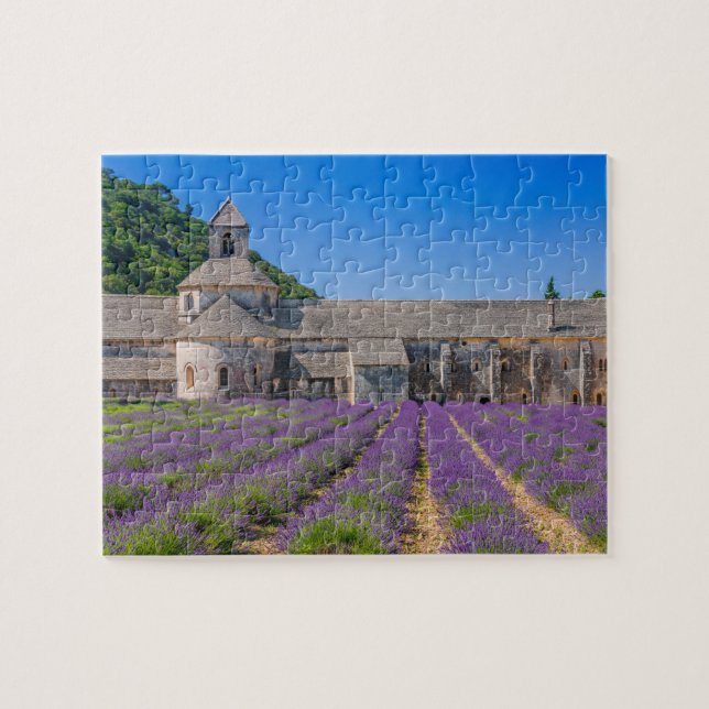 Provence, Frankreich.Senanque Kloster. Puzzle (Horizontal)