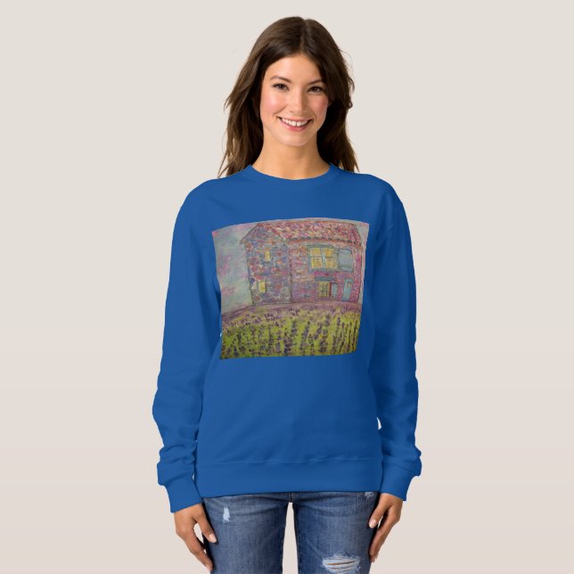 Provence House und Lavender Fields Sweatshirt (Vorne ganz)