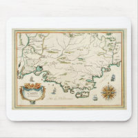 Provence-Karte Mousepad