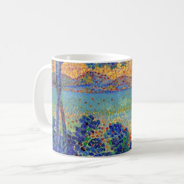 Provence Landschaft von Henri-Edmond Cross Kaffeetasse (Vorderseite Links)