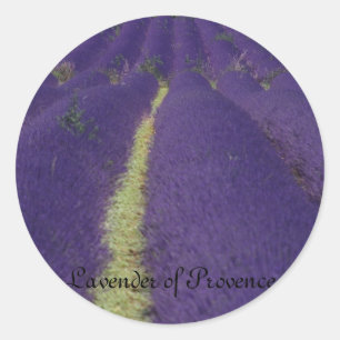 Provence-Lavendel Runder Aufkleber