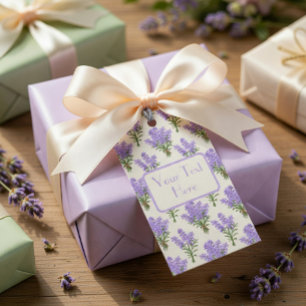 Provence Lavender Bunches - Geschenk-Tag Geschenkanhänger