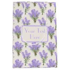 Provence Lavender Bunches Geschenktasche Mittlere Geschenktüte
