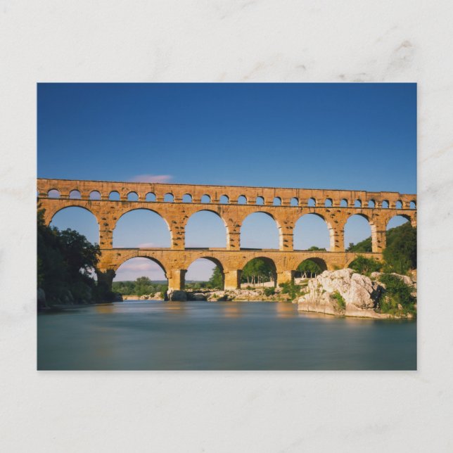 Provence - Pont du Gard Postkarte (Vorderseite)