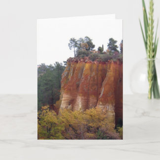 Provence Red Cliffs Card Karte