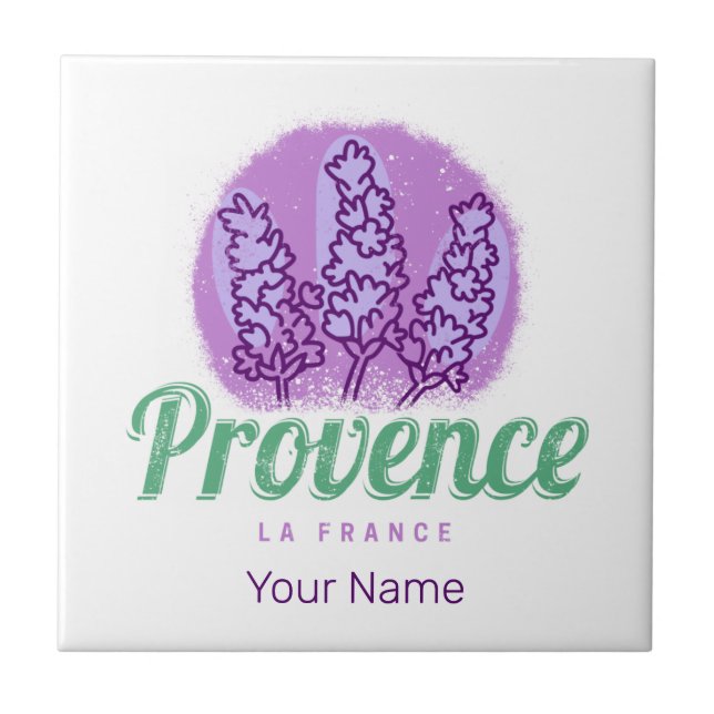 Provence Retro Lavender Französische Riviera Frank Fliese (Vorderseite)