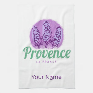 Provence Retro Lavender Französische Riviera Frank Geschirrtuch