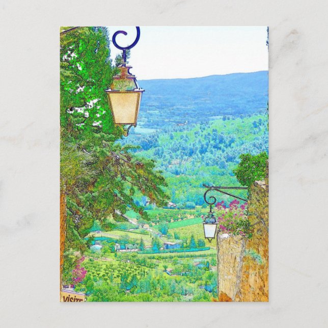 Provence View Postkarte (Vorderseite)
