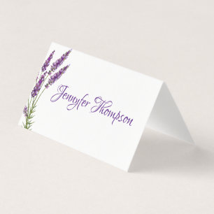 Provence violet lavander Platzkarte
