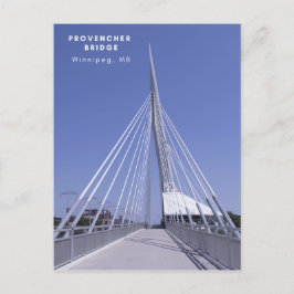 Provencher Bridge Feiertagspostkarte