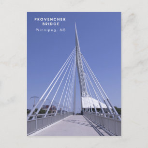 Provencher Bridge Feiertagspostkarte