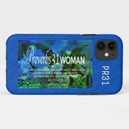 PROVERBEN 31 | Mehr als Rubies BLAUE Case-Mate iPhone Hülle