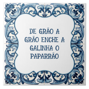 Provérbio português fliese