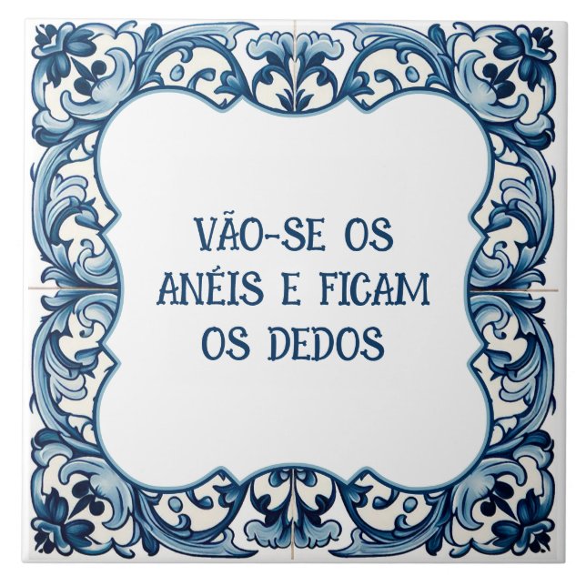 Provérbio português fliese (Vorderseite)