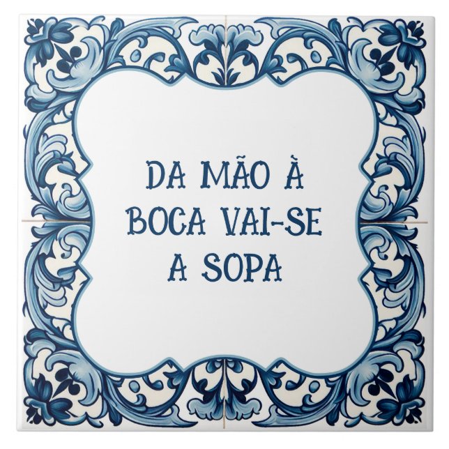 Provérbio português fliese (Vorderseite)
