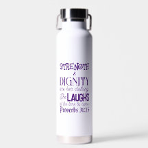 Proverbs 31:25 Wasserflasche