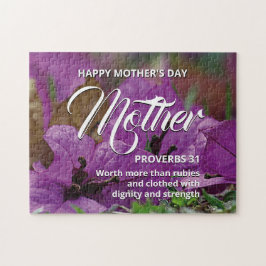 PROVERBS 31 floraler Muttertag Puzzle