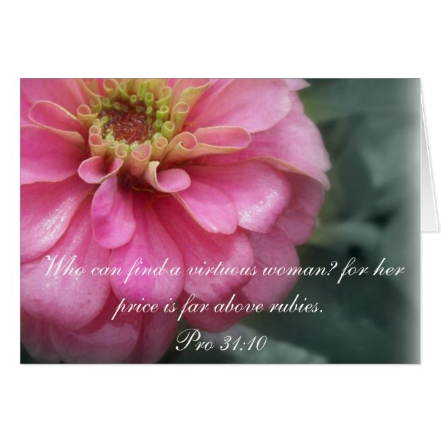 Proverbs 31 Sammlung ~ Pro 31:10 (Vorderseite (Horizontal))