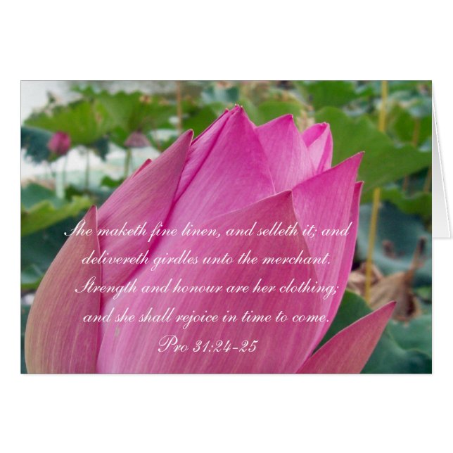Proverbs 31 Sammlung ~ Pro 31:24-25 (Vorderseite (Horizontal))
