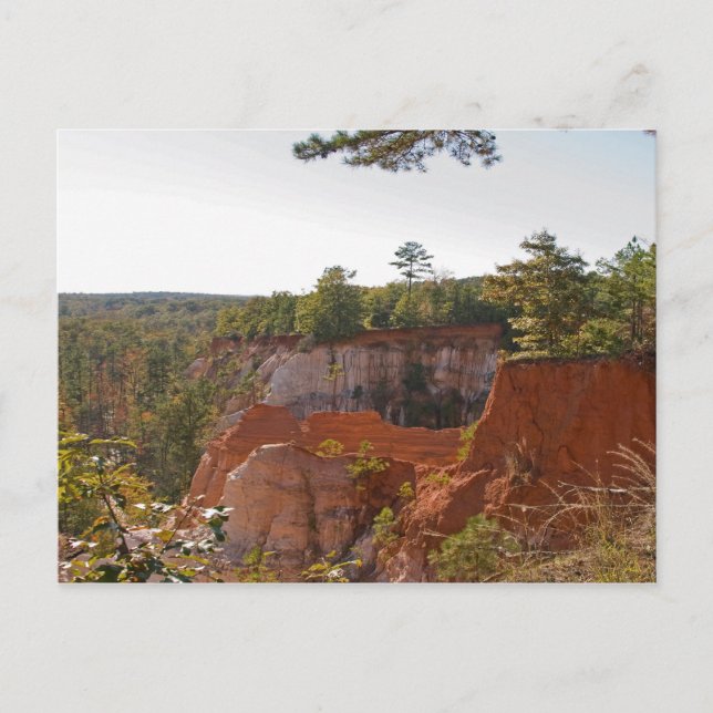 Providence Canyon Postkarte (Vorderseite)