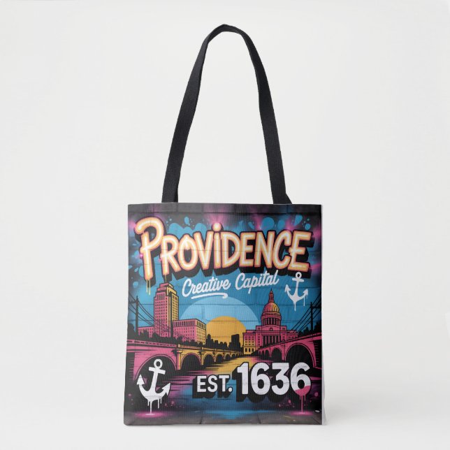 Providence Graffiti Mural Street Art Design (Vorderseite)