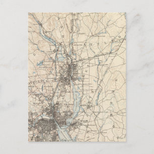 Providence, Massachusetts Postkarte