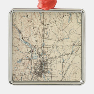 Providence, Massachusetts Silbernes Ornament
