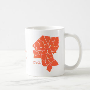 Providence-Nachbarschafts-Karten-Tasse Tasse
