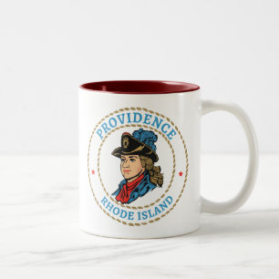 Providence Rhode Island Colonial Zweifarbige Tasse