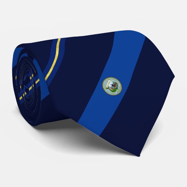 Providence (Rhode Island) Flagge Neck Tie Krawatte (Gerollt)
