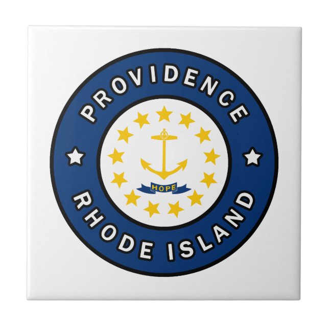 Providence Rhode Island Fliese (Vorderseite)