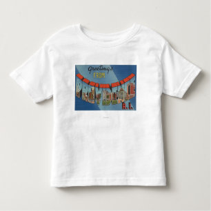 Providence, Rhode Island - große Buchstabe-Szenen Kleinkind T-shirt