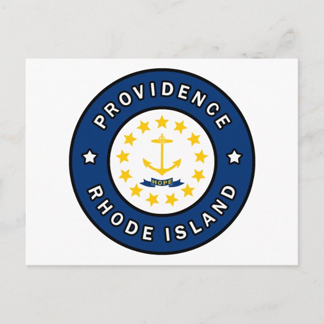 Providence Rhode Island Postkarte (Vorderseite)