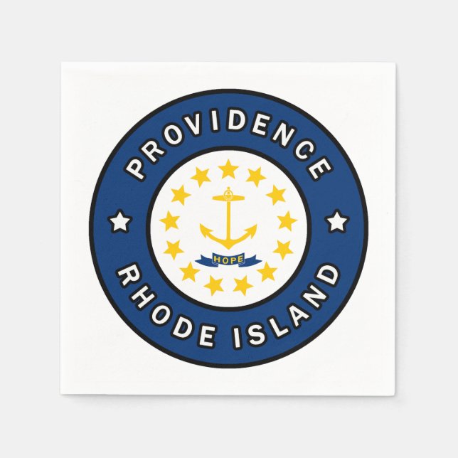 Providence Rhode Island Serviette (Vorderseite)